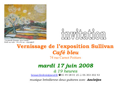 Invitation au Café Bleu